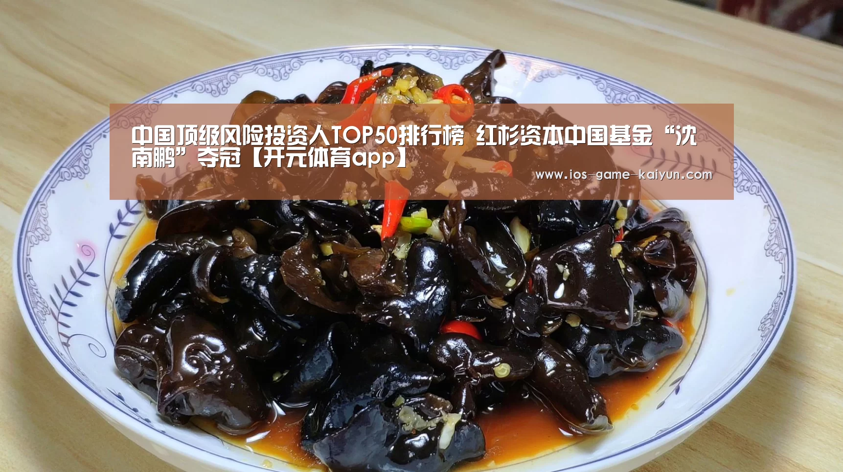 中国顶级风险投资人TOP50排行榜 红杉资本中国基金“沈南鹏”夺冠【开元体育app】(图4) 开云下载网址