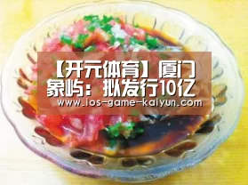 【开元体育】厦门象屿:拟发行10亿元超短期融资券 用于补充下属公司流动资金(图1) 开元体育app